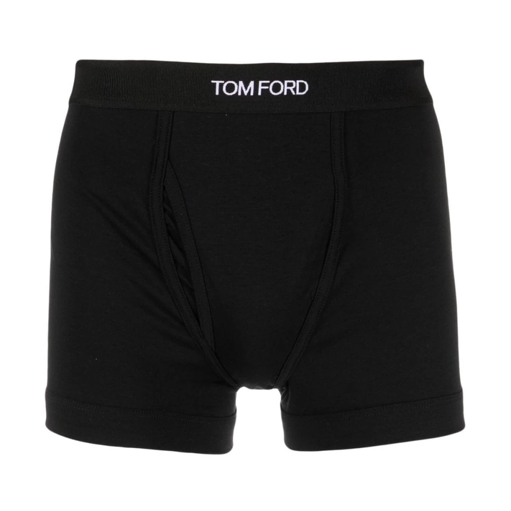 Tom Ford Zwarte Boxer Brief Ondergoed Black Heren