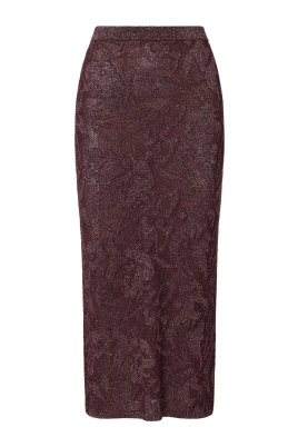 Knit Longuette Lamé Punto Pizz