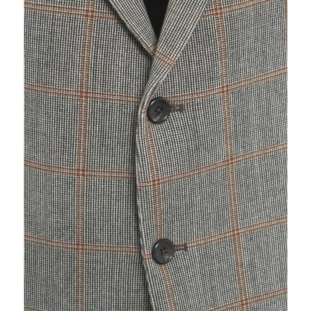 Circolo 1901 Grijze Blazer Aw24 Herenmode Gray Heren