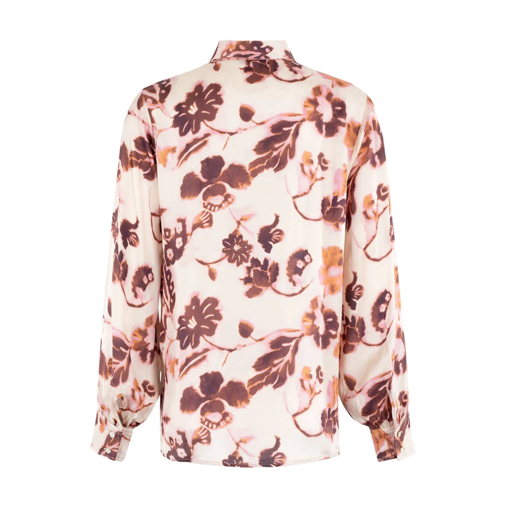 Anna Van Toor Lange mouw blouse in stijl 26a05-03295E Multicolor Dames