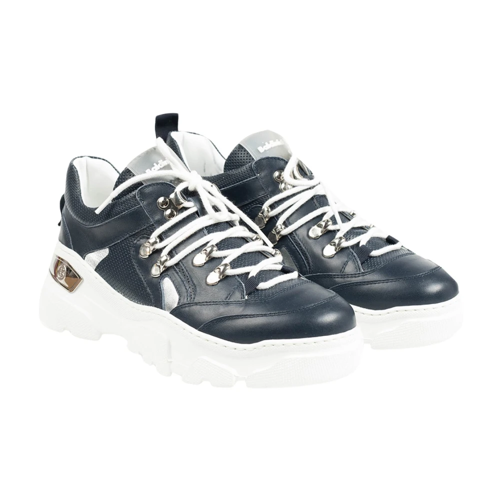 Baldinini Hoogwaardige leren sneakers Dames Schoenen Zwart