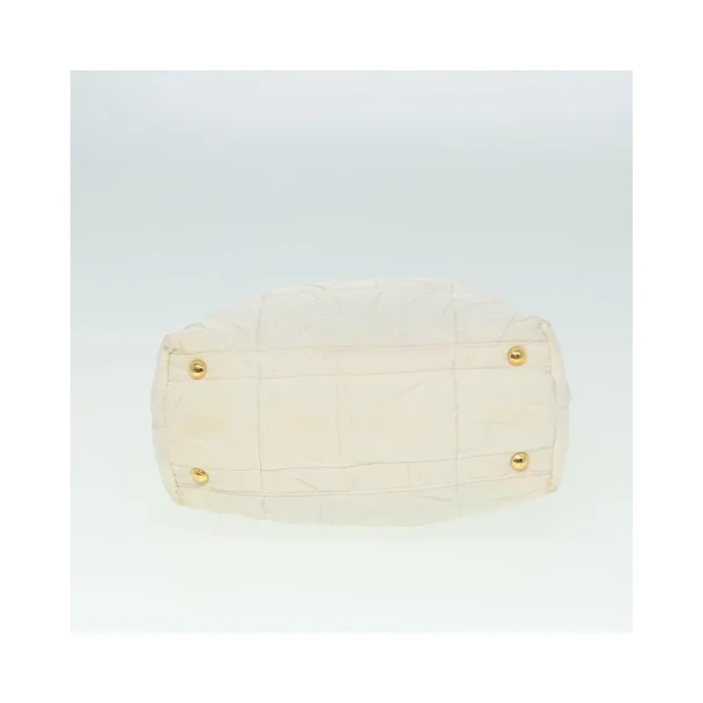 Prada Vintage Pre-owned Nylon prada-bags White Dames