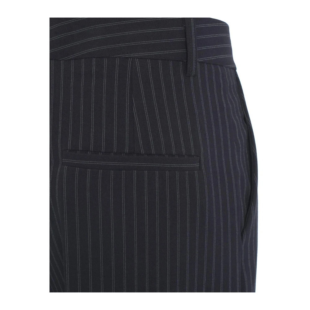 Ottod'Ame Blauwe Broek Aw24 Model Hoogte 178cm Blue Dames