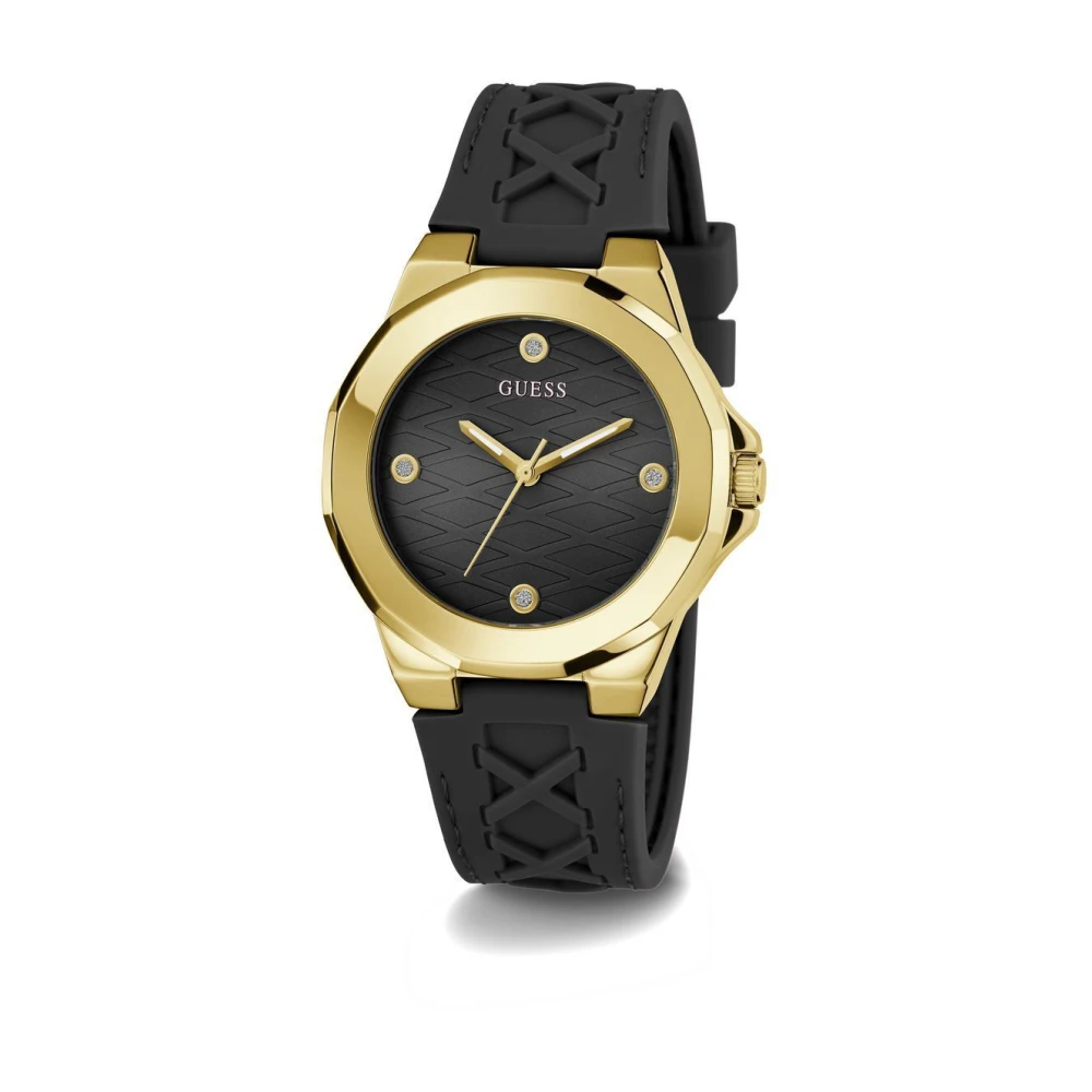 Guess Damarmbandsur Korsett svart, guld 38 mm Gw0599L2 Black, Dam