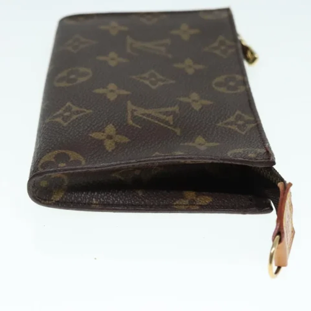 Louis Vuitton Vintage Pre-owned Canvas clutches Brown Dames