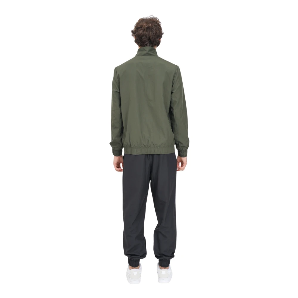 Puma Sportief Zwart en Groen Trainingspak Set Green Heren