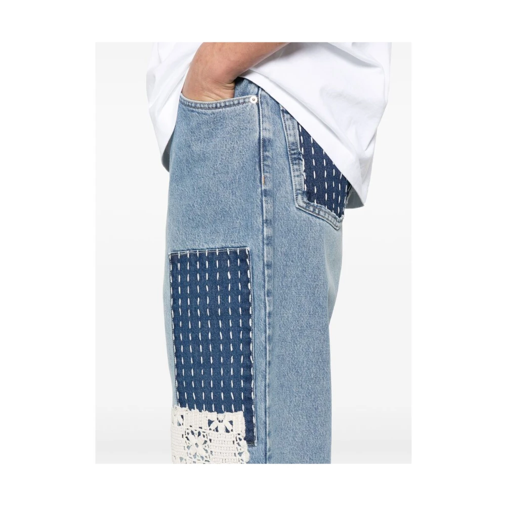 Axel Arigato Lichtblauwe Klassieke Five Pocket Jeans Blue Heren