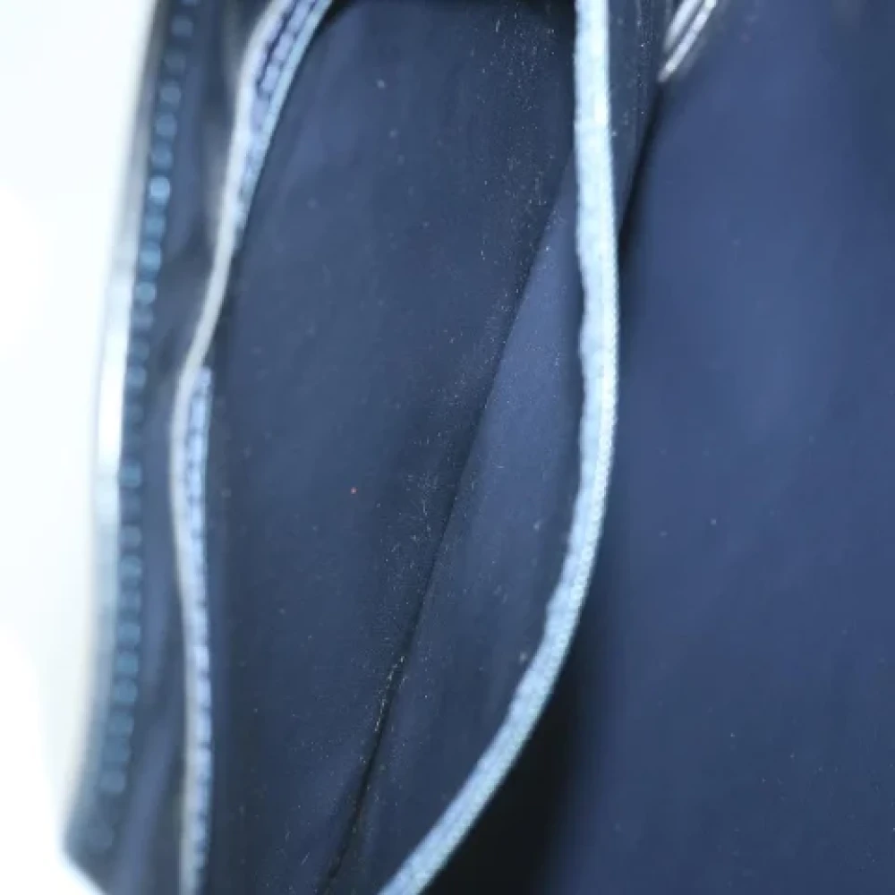 Celine Vintage Pre-owned Canvas handbags Blue Dames