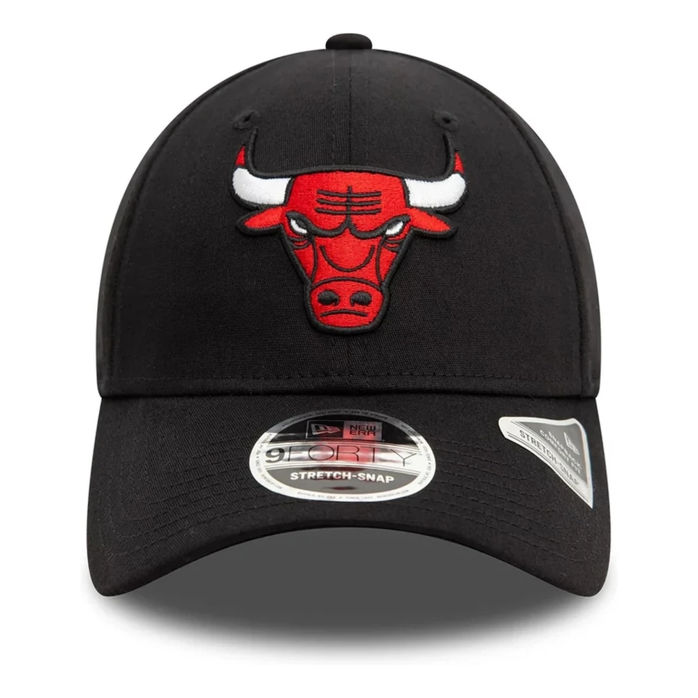 new era Zwarte Bulls NBA Patch Pet Black Heren