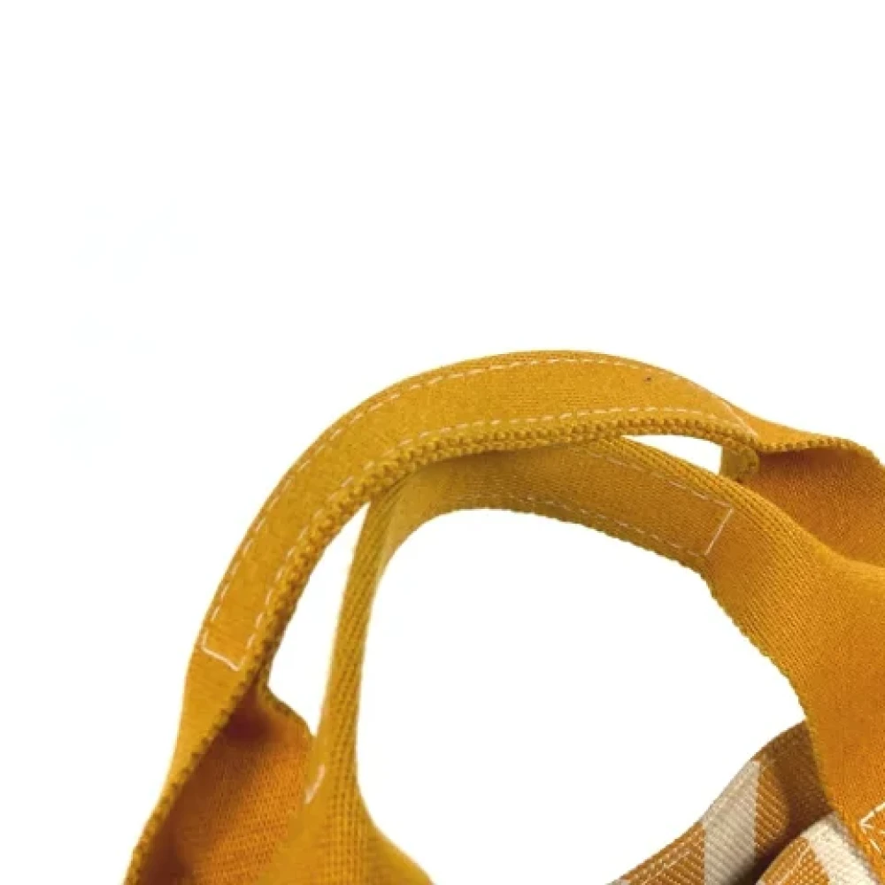 Hermès Vintage Pre-owned Fabric handbags Orange Dames