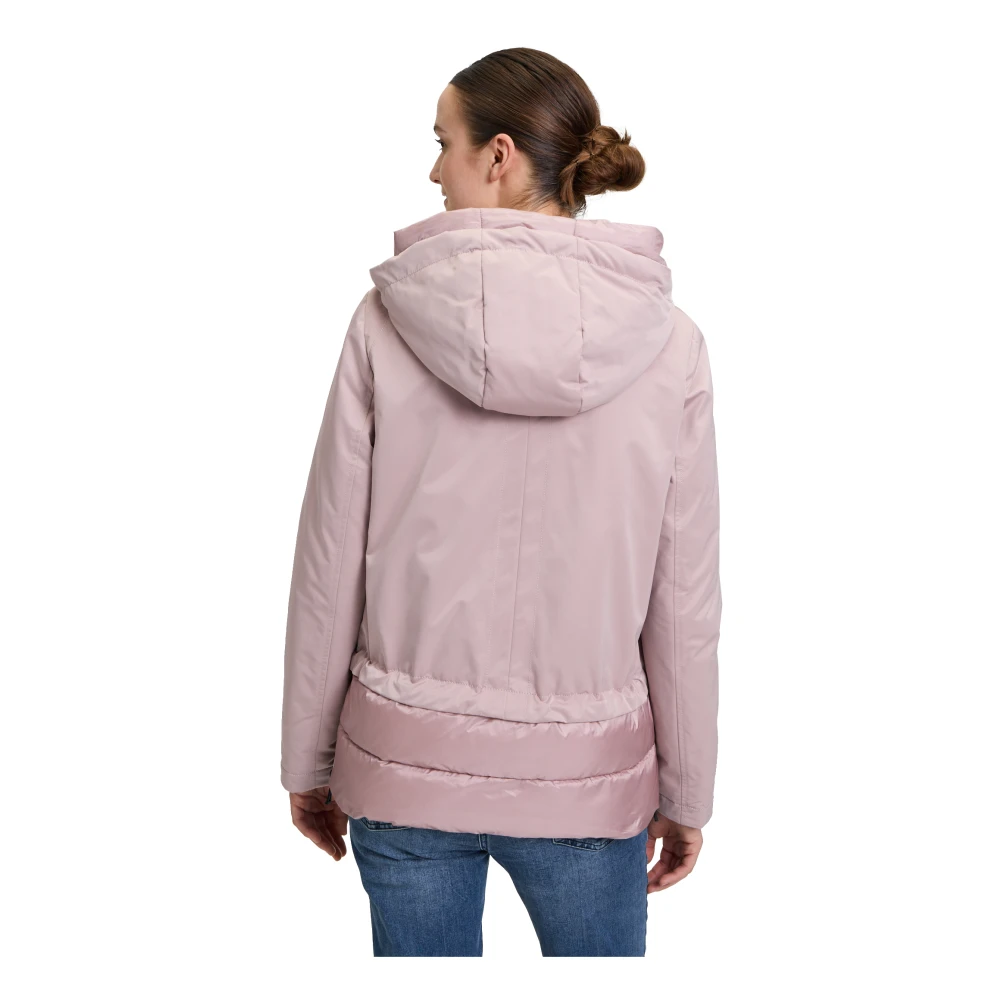 Amber & June Casual Winterjas met capuchon Pink Dames