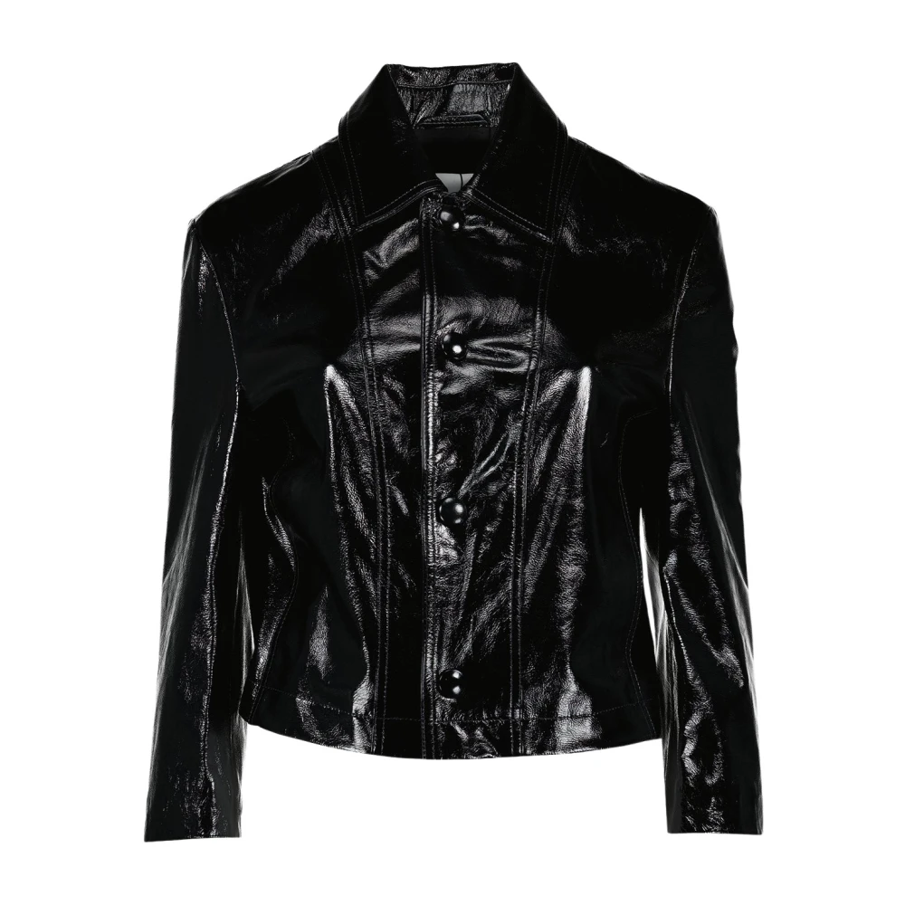 Jackets > Leather Jackets - - Ami Paris - Modalova