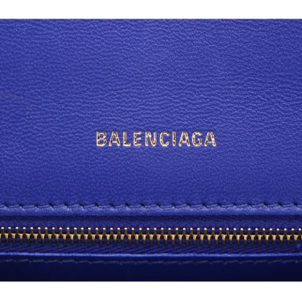 Balenciaga Vintage Pre-owned Leather handbags Blue Dames