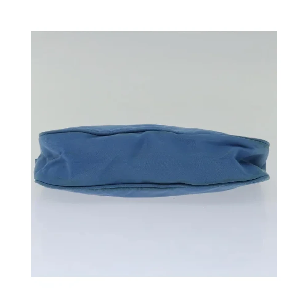 Prada Vintage Pre-owned Nylon home-office Blue Dames