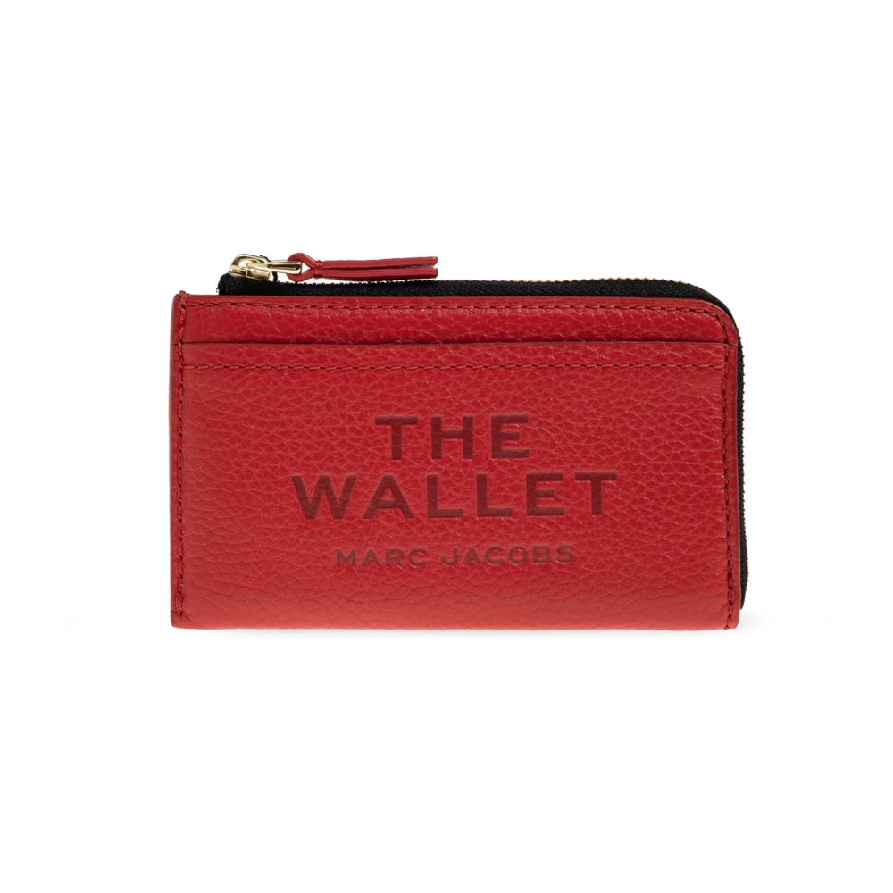 Marc Jacobs Red Wallets & Cardholders, Female, One Size, The Leather Top Zip Multi Wallet