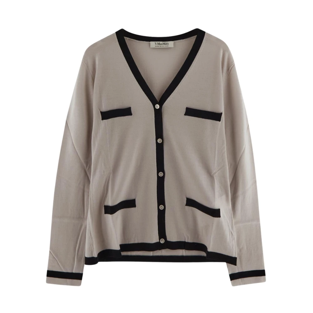 Max Mara Stijlvolle Kenya Cardigan Beige Dames