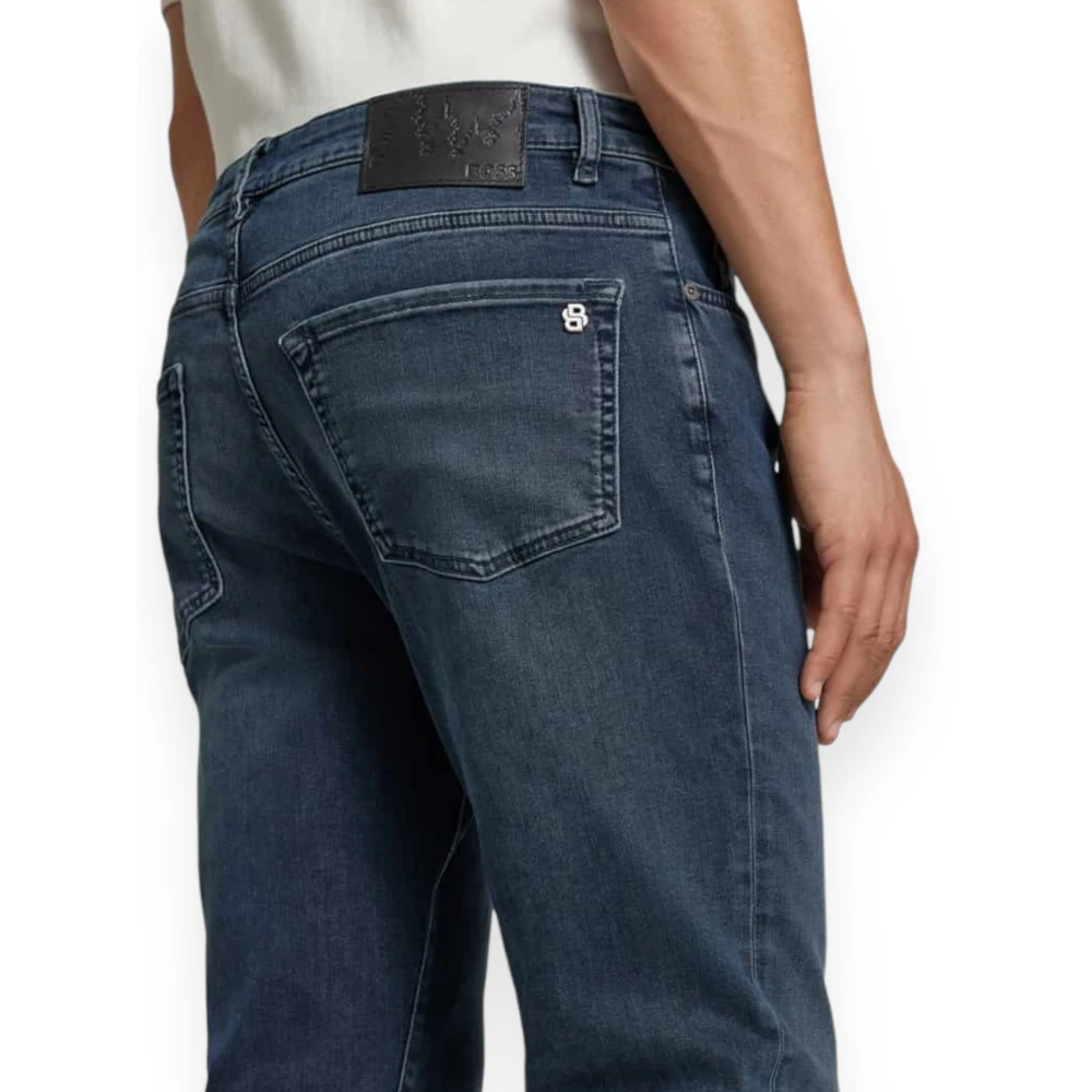 Hugo Boss Klassieke Denim Jeans voor Mannen Blue Heren