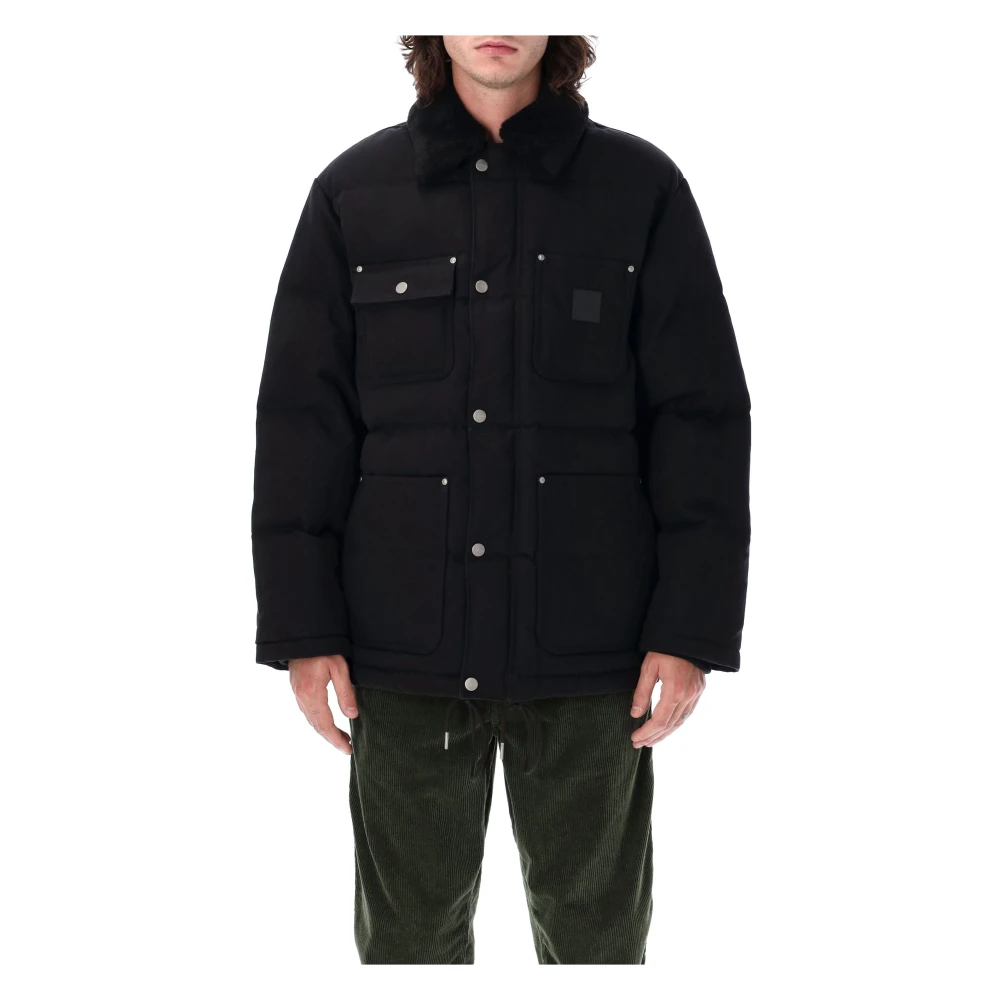 Carhartt WIP Zwarte Pufferjas Aw24 Black Heren