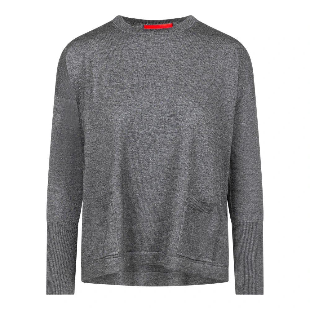 Wild Cashmere Grijze Cashmere Sweaters Gray Dames