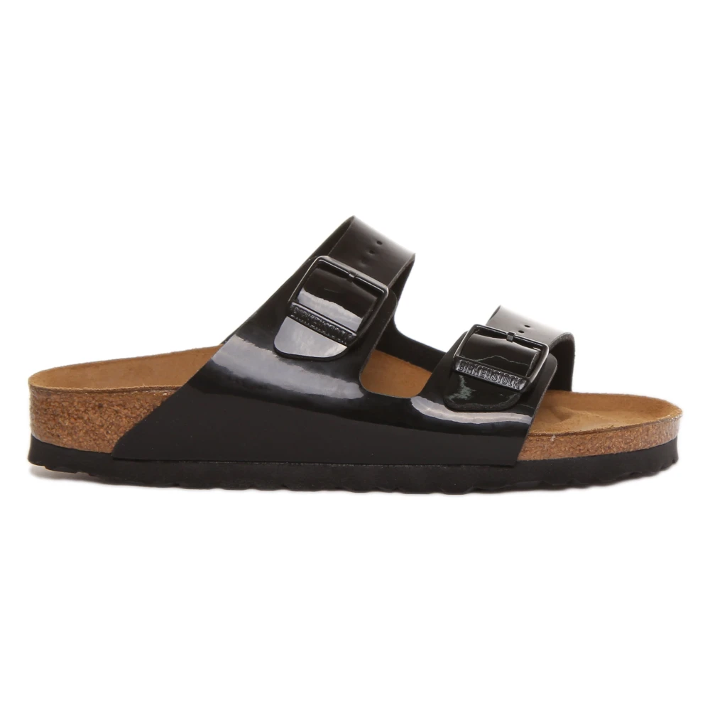 Birkenstock Women's Black Sliders, 4 Uk, Arizona Narrow Fit