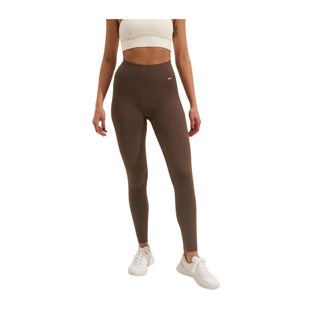 Aim'n Macchiato Luxe Seamless Tights Brown, Dam