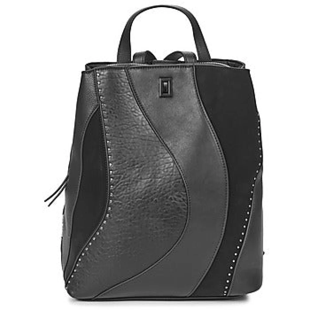 Desigual Stijlvolle Rugzak in Zwart Black Dames