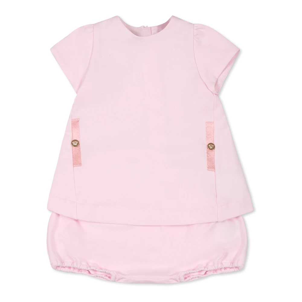 Versace Girls Pink Sets,, Birth Set Dress Culottes Medium