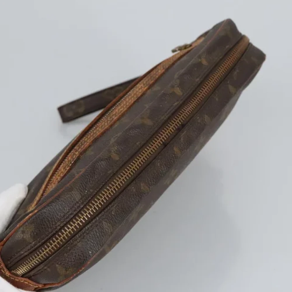 Louis Vuitton Vintage Pre-owned Canvas clutches Brown Dames