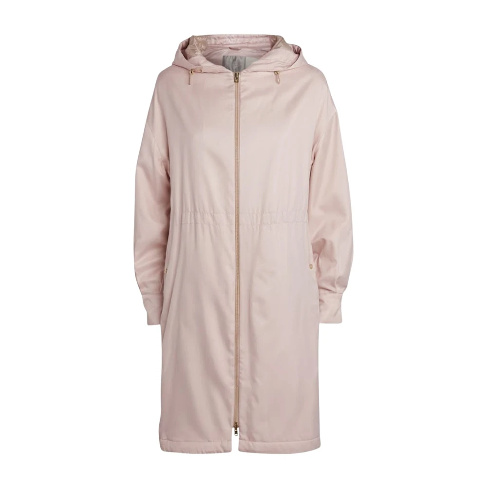 Herno Donna Rosa - Cappotto Imbottito Con Cappuccio - Coats - M