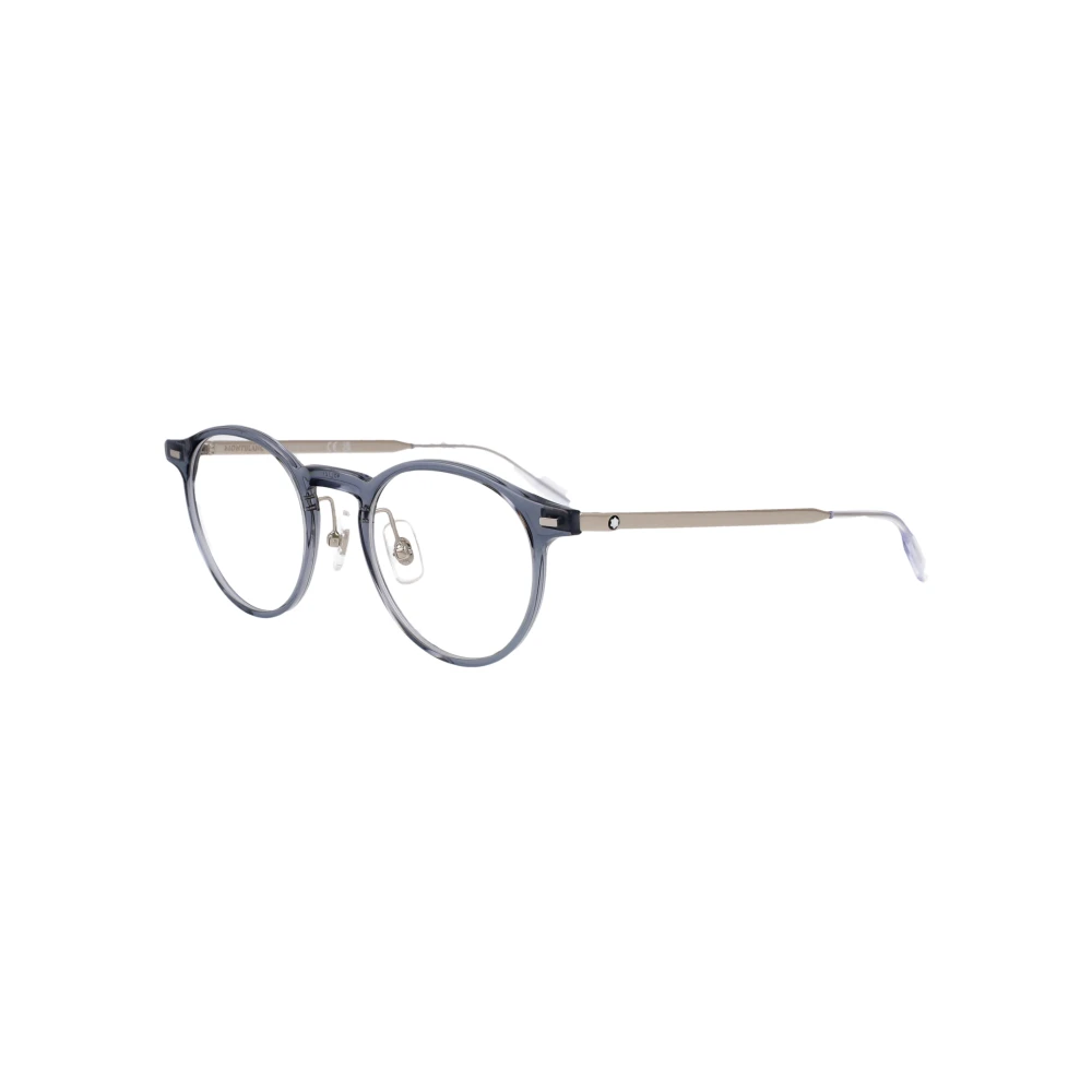 Montblanc Men's Gray Glasses, 48 Mm, Stylish Optical Glasses Mb0426o