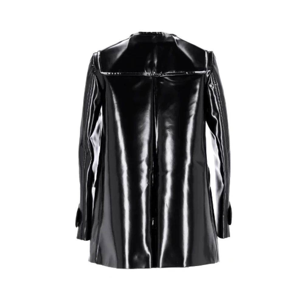 Miu Pre-owned Polyester outerwear Black Dames