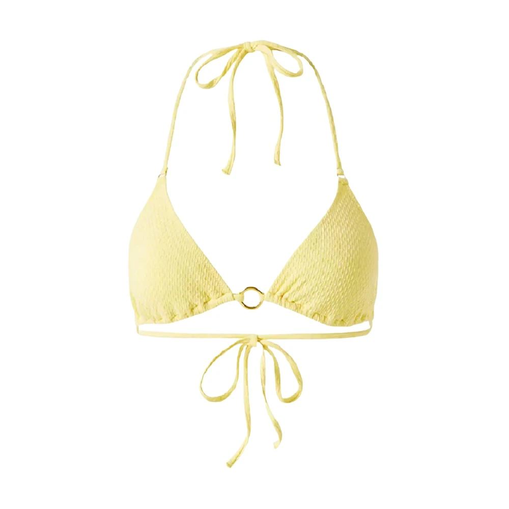Melissa Odabash Gele Bikini Top Venice Stijl Yellow Dames