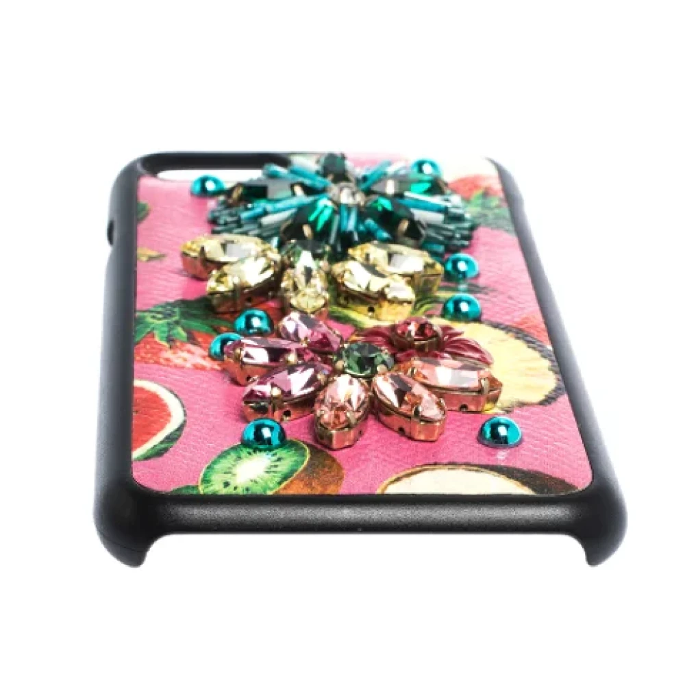 Dolce & Gabbana Pre-owned Leather home-office Multicolor Dames