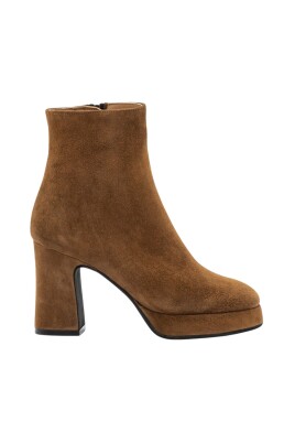 Bottines Cowboy Roberto Festa En Cuir Nubuck Noir, Taille 36, Talon Bloc 5.5cm - Neuves Avec Emballage