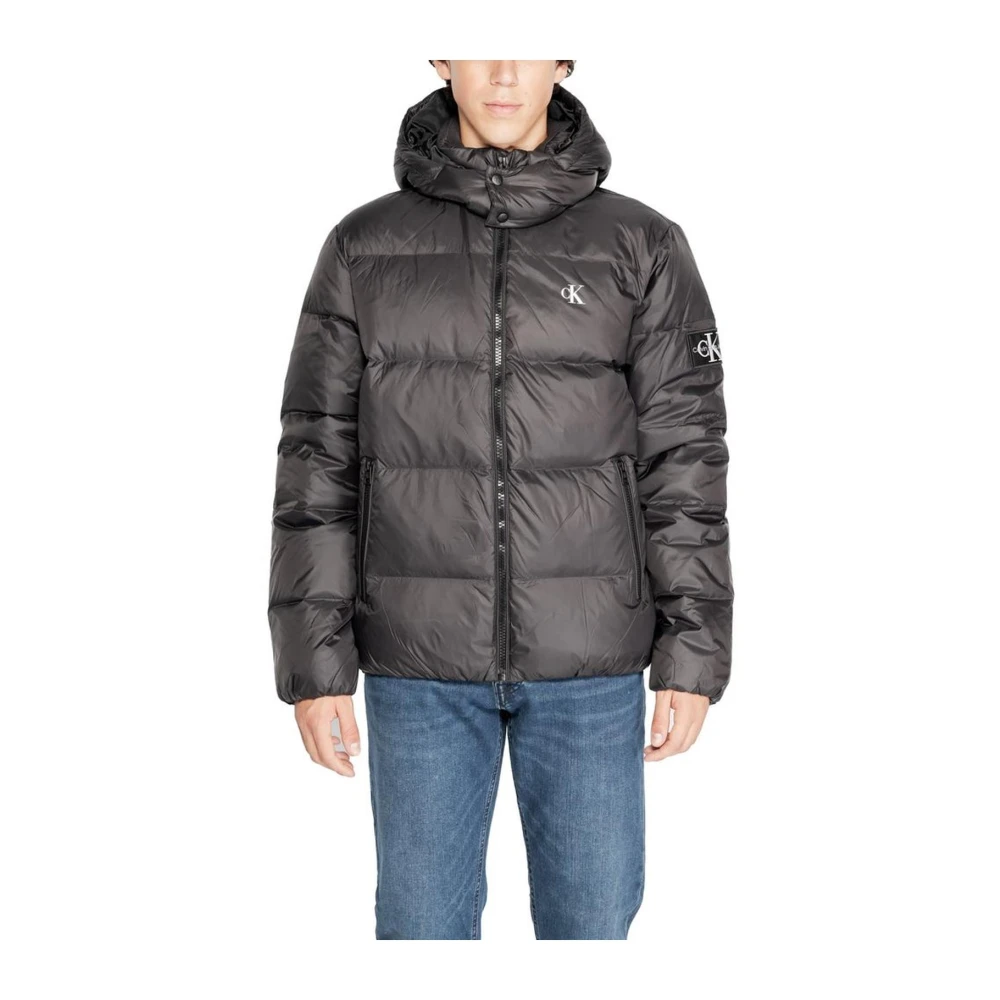 Calvin Klein Jeans Lichtgewicht Polyamide Herfst Winter Jas Black Heren