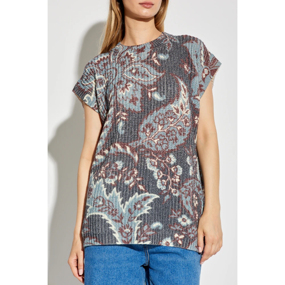 ETRO Wollen vest Multicolor Dames