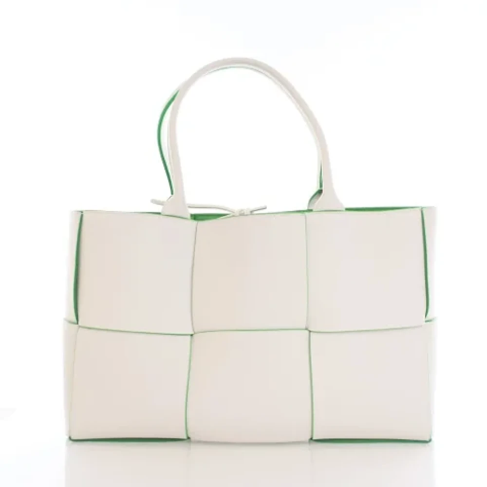 Bottega Veneta Vintage Pre-owned Leather handbags White Dames
