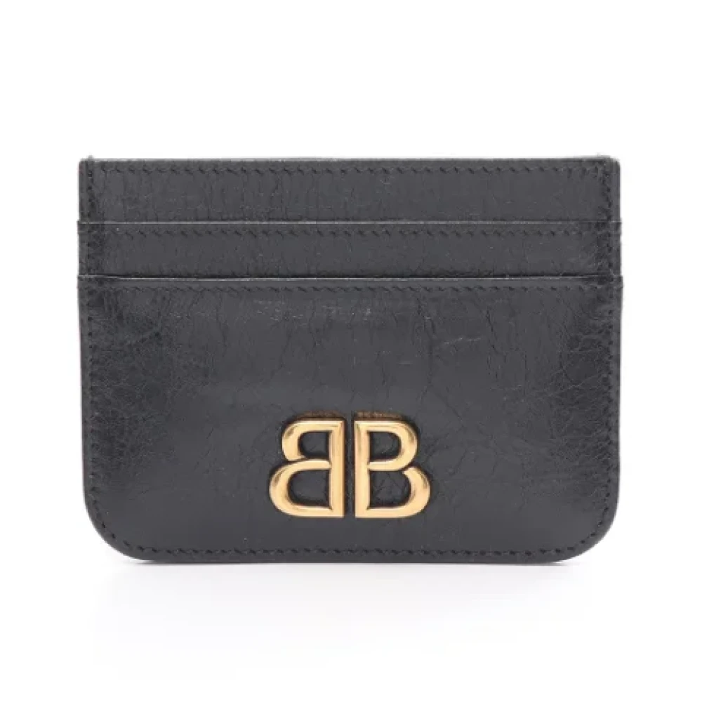 Balenciaga Vintage Pre-owned Leather wallets Black Heren