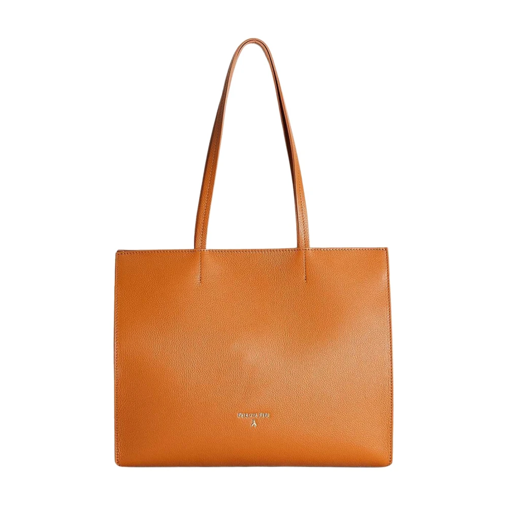 PATRIZIA PEPE Nieuwe Shopper Tas Brown Dames