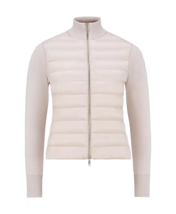 cardigan-rembourre-en-laine-avec-devant-en-nylon