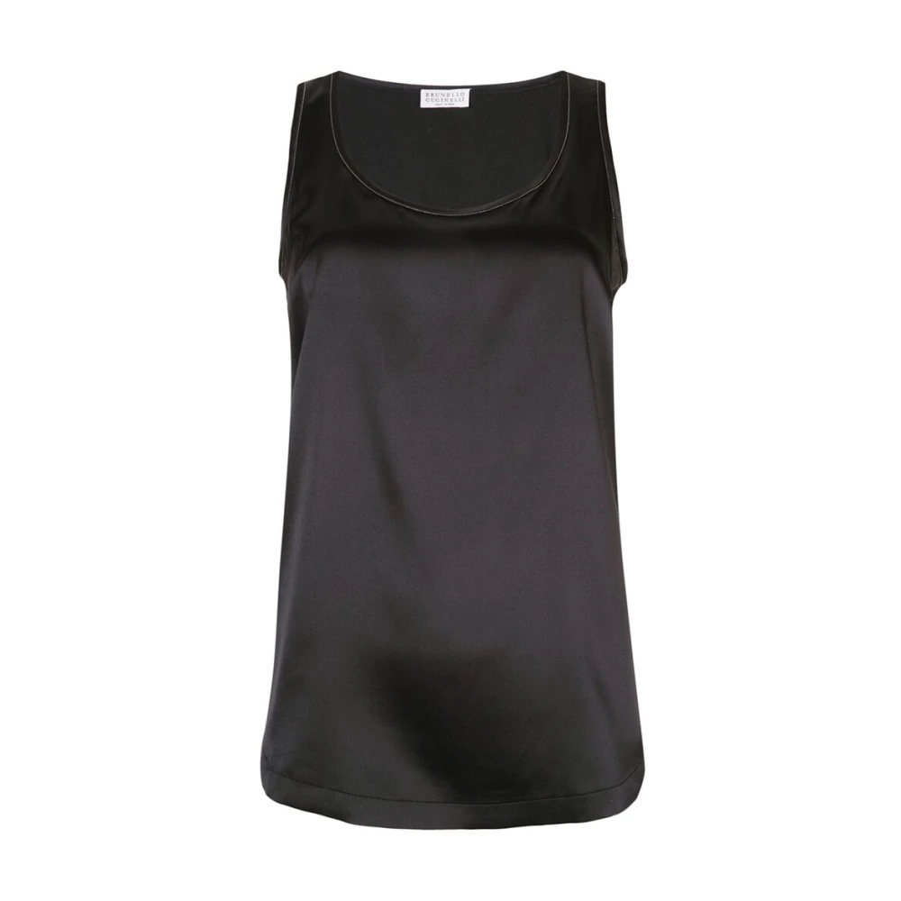 Tops > Sleeveless Tops - - Brunello Cucinelli - Modalova