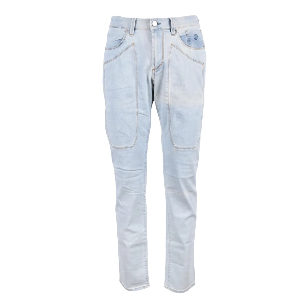 Jeckerson Blauwe Rits Jeans Lente Zomer Mannen Blue Heren