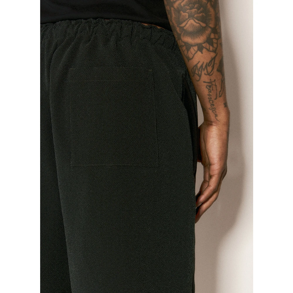 Gr10K Gestructureerde Weefsel Utility Cut Shorts Black Heren