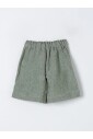 shorts-en-lin-vert-coupe-decontractee