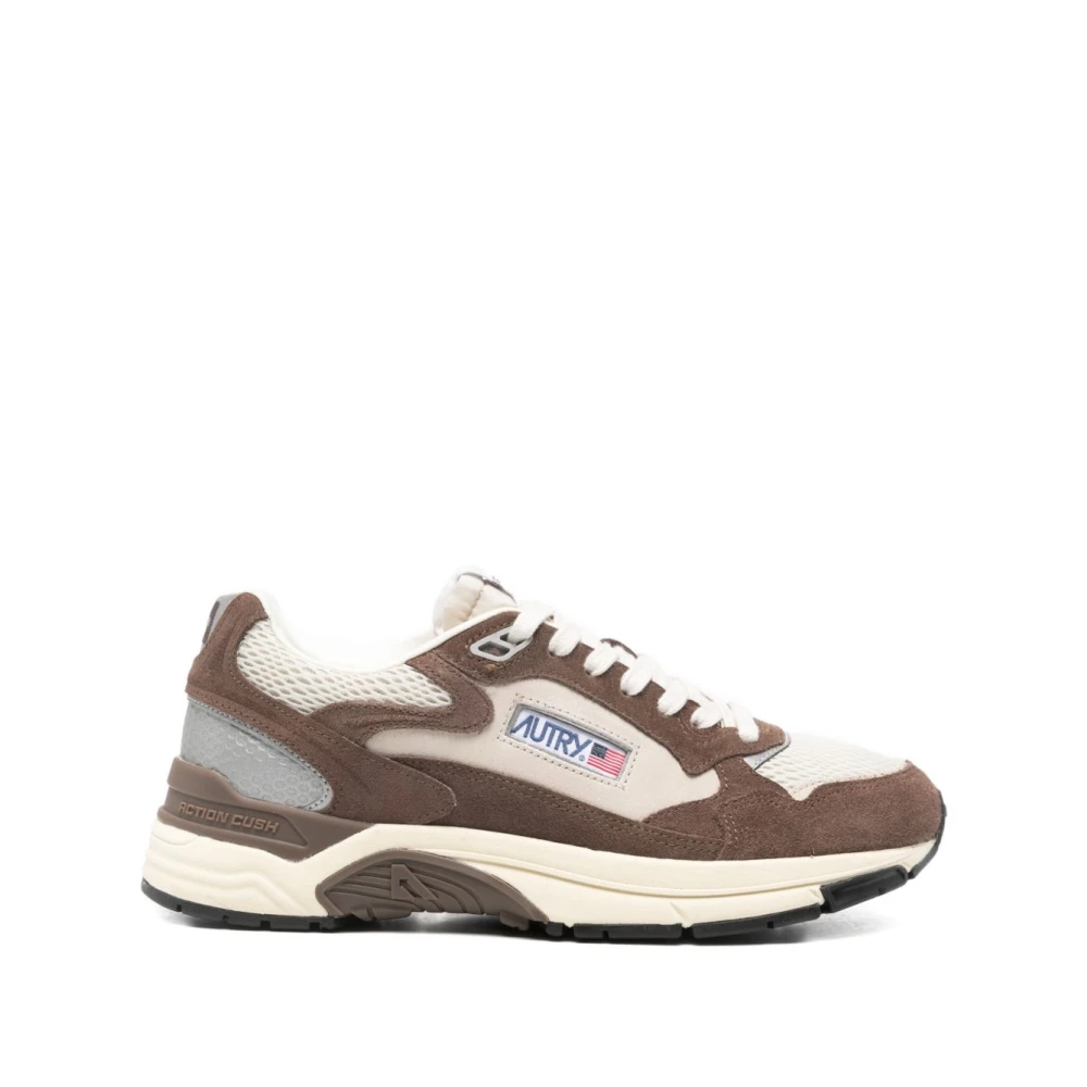 Autry Men's Brown Sneakers, 7 Uk, Hyperway Low