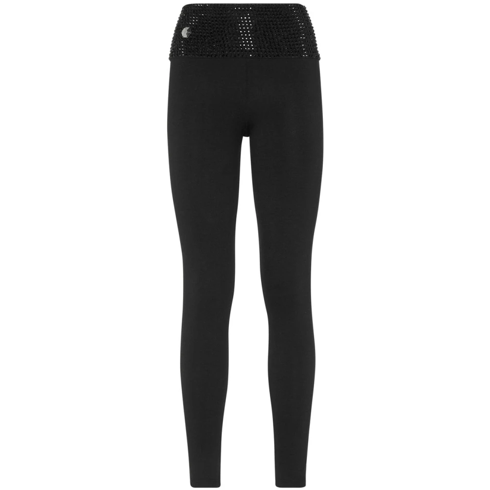 Philipp Plein Stijlvolle Leggings voor Vrouwen Black Dames