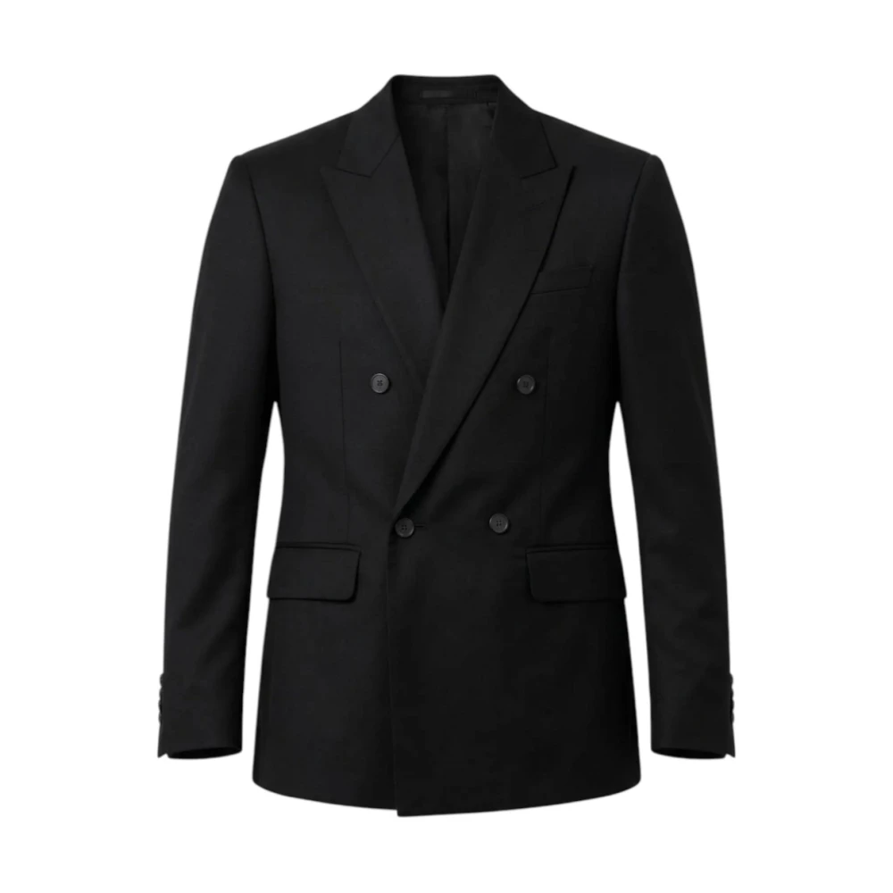 John Richmond Men's Black Double-Breasted Cady Blazer - Blazers - Xs - Jackets