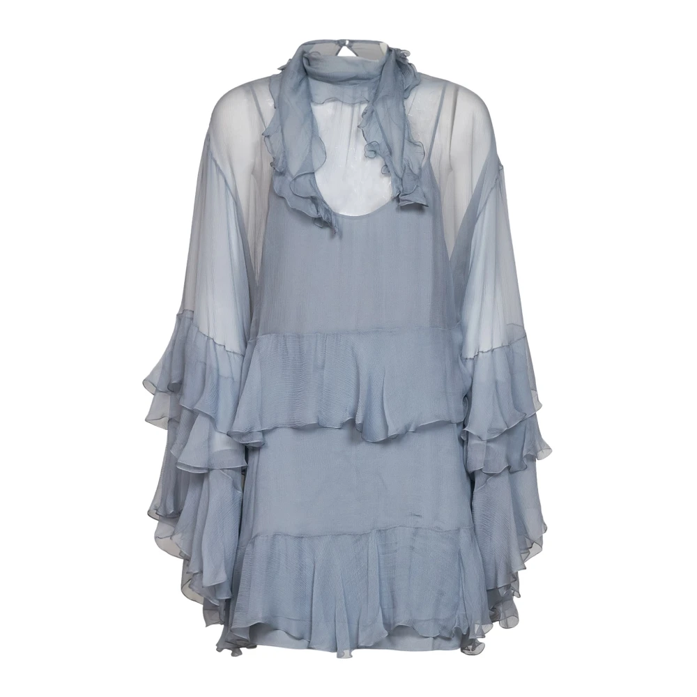 Chloé , Damen, Kleider, Blau, Xs