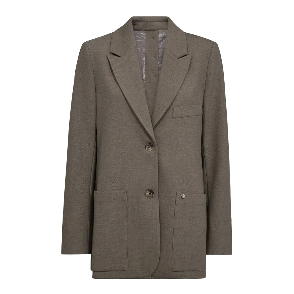 Mos Mosh Gray Blazers, Female, S, Blazers