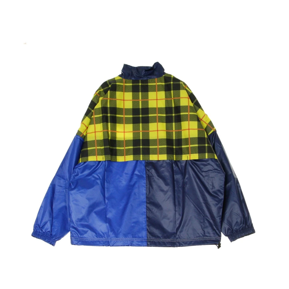 Nike Blauwe Windbreaker Jacket Multicolor Dames